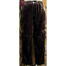 Anthropologie Pilcro Brown Velvet Cargo Pants XS