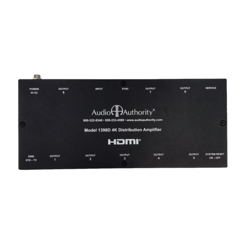 Audio Authority 1398D 1:8 HDMI  Distribution Amp/Splitter ONLY - READ #IS7485 - Afbeelding 1 van 10
