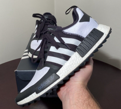 Size 12 - Adidas x White Mountaineering NMD R1 2.0 Black/White 2017