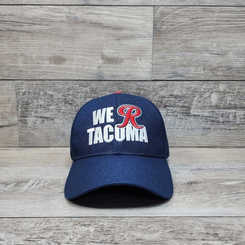 WE ARE Rainiers Cap Hat Adult Mens Adjustable Strapback Embroidered Logo eBay