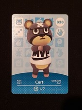 CURT ANIMAL CROSSING AMIIBO SERIES 1 CARD #020 TRACKED AU POST geniuine
