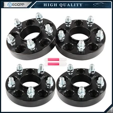 4Pcs 1"/ 25mm 5x4.5 5x114.3 Hub Centric Wheel Spacers 14x1.5 For Tesla 3 Tesla Y