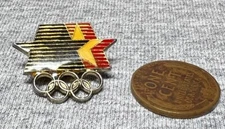 1984 SUMMER OLYMPICS - LOS ANGELES CA USA - "STARS IN MOTION" - PIN PINBACK