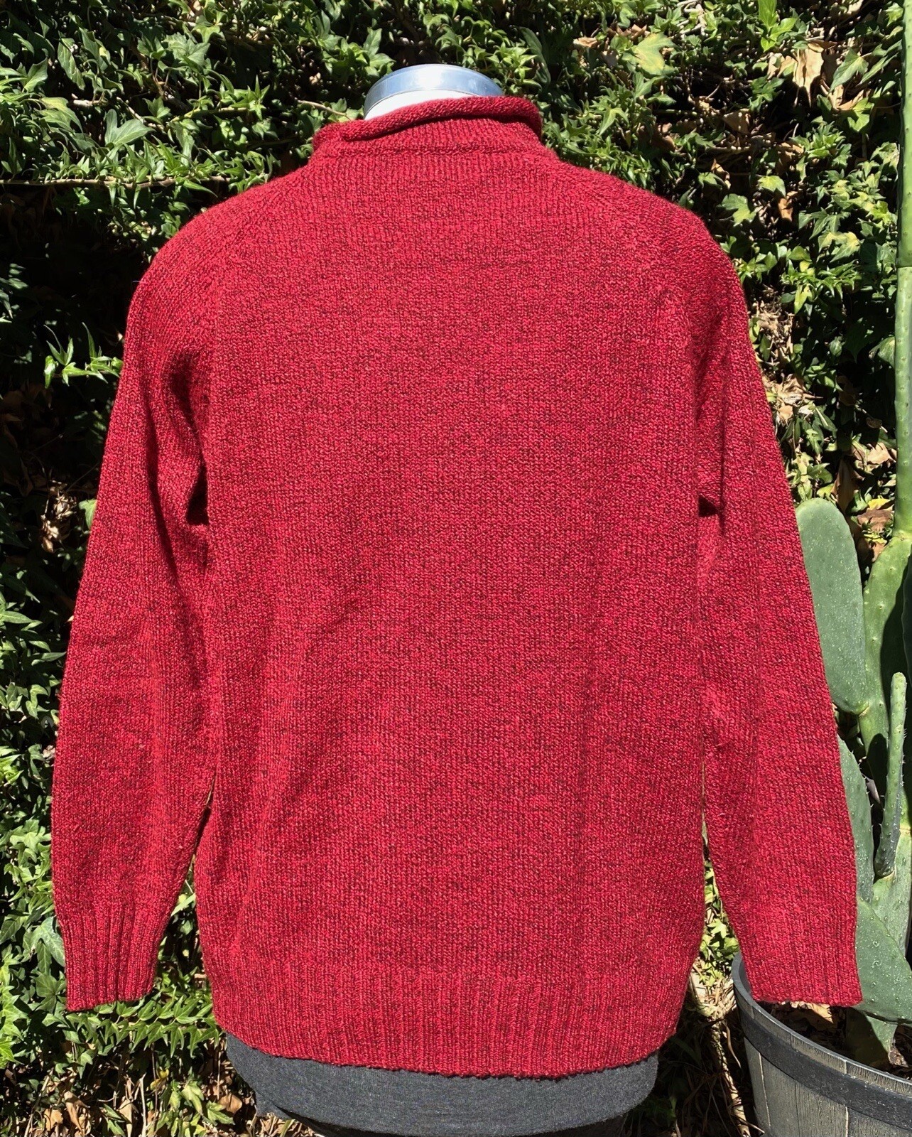 Vintage Basic Editions Size Large Sweater Red  Kn… - image 4