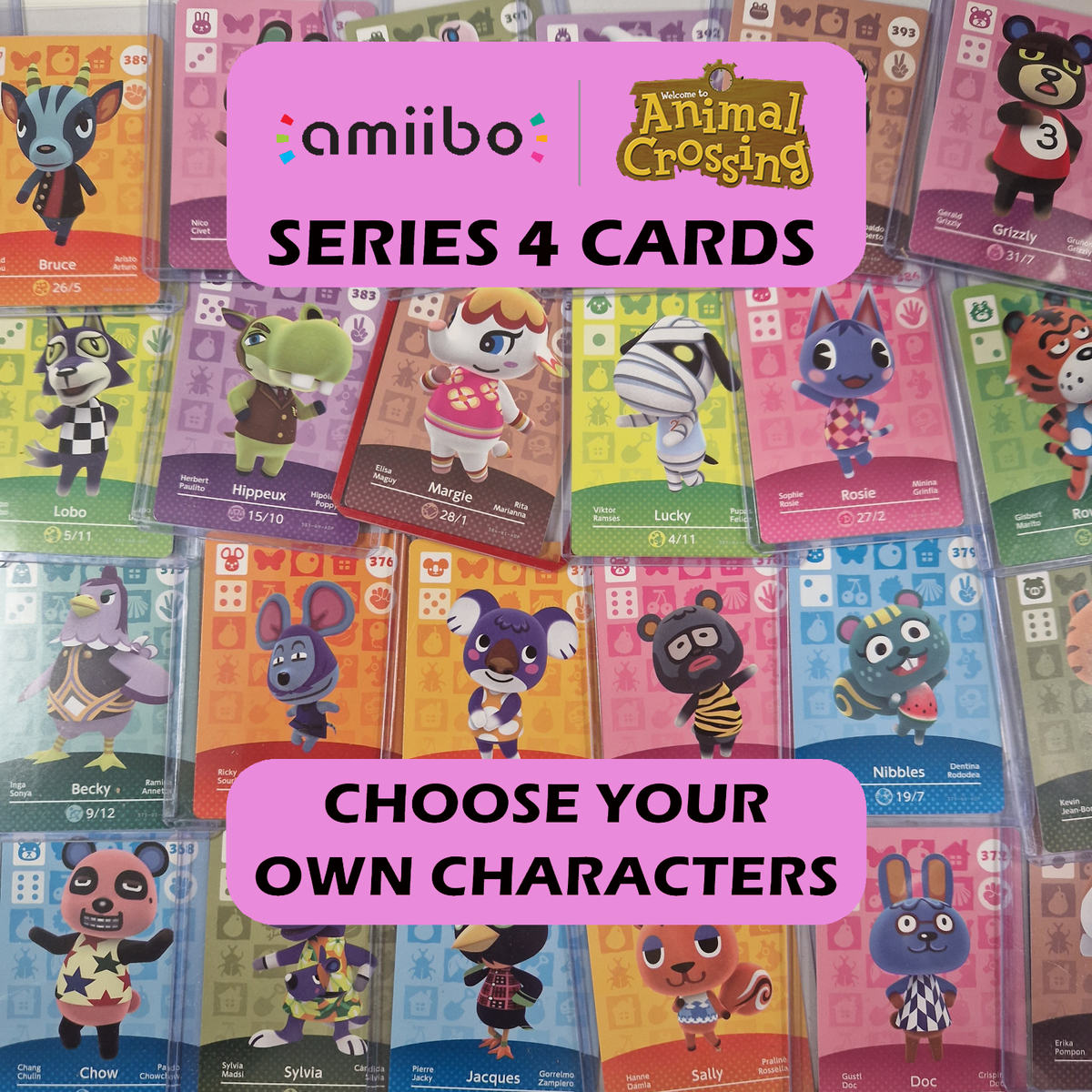 Acnh Amiibo Series All 400 Animal Crossing Amiibo Cards ANIMAL