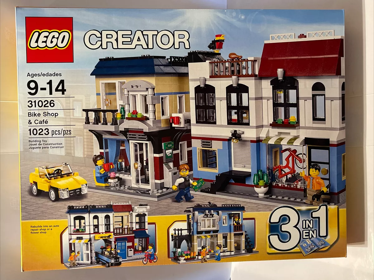 LEGO 31026 - Creator Bike Shop and Café - RETIRED 2014 SET - New In Box eBay