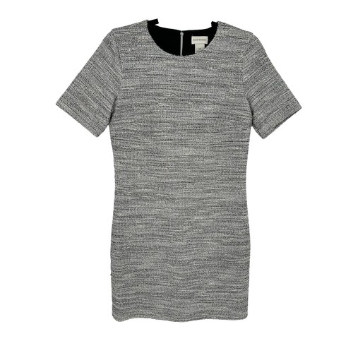 club monaco city to beach dress Club Monaco City To Beach Dress Blue Printed Cotton Silk Blend Dress Pockets