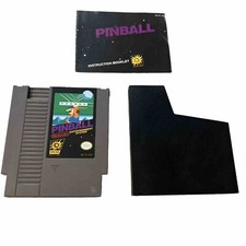 Pinball Nintendo Entertainment System, 1985 Authentic w/ Manual Tested  Works