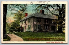Monroe Tavern Lexington MA C1911 Postcard N2