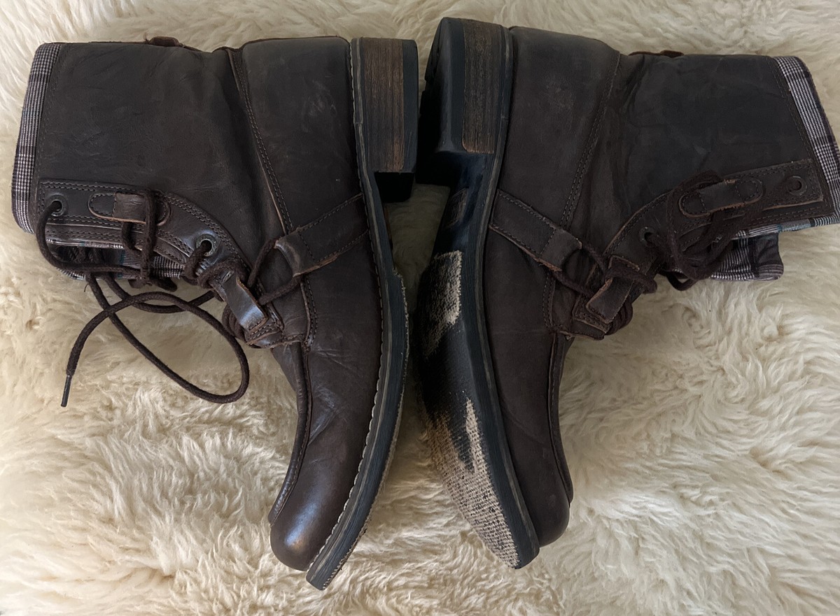 RARE Jeep SPIRIT Brown Leather Hiking Lace Up Boots WORN  display picture 1