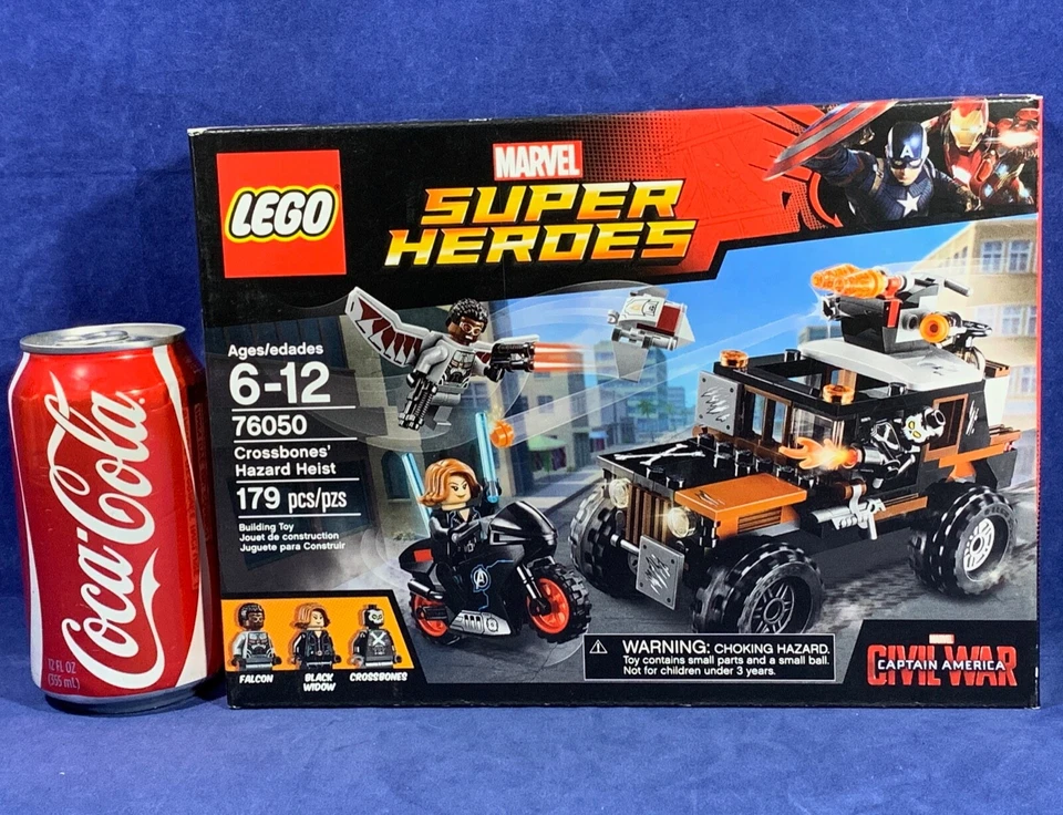 Nuevo CROSSBONES' HAZARD HEIST - Super Heroes Lego 76050 MARVEL Motocicleta JEEP Foto 3 de 4