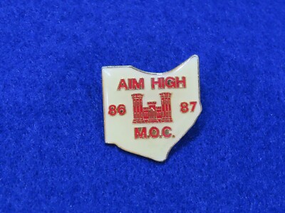 Ohio Aim High 86-87 M.O.C. enamel lapel pin L7.25