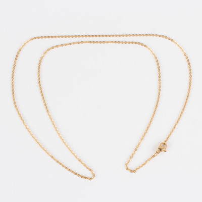 Collier chaîne forçat réglable, Or Jaune 750 - Buelling Collier chaîne forçat réglable, Or Jaune 750 - Buelling