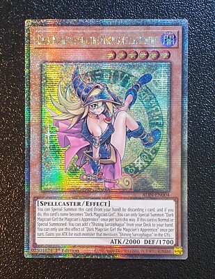 Yugioh ALIN-EN004 Dark Magician Girl the Magician's Apprentice QCSR MINT 10