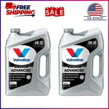 2 Pack, Valvoline Advanced Full Synthetic 0W-20 Motor Oil 5 QT