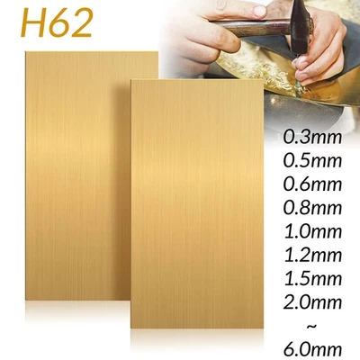 Messingblech MS63 CuZn37 Zuschnitt nach Maß – 0,3 – 6 mm – Rostfrei – Neu EP - Bild 1 von 4