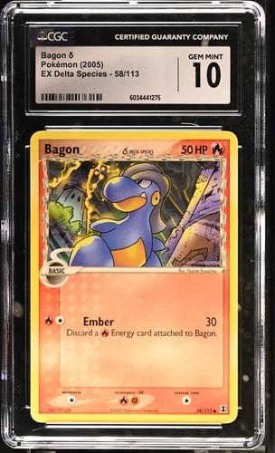 Bagon δ graded CGC 10 for sale on eBay