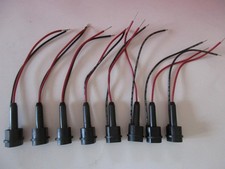 8 Psc HLR-2A BUSSMANN FUSE HOLDER 18 AWG Wire Leads 15 A 300 V for GLR