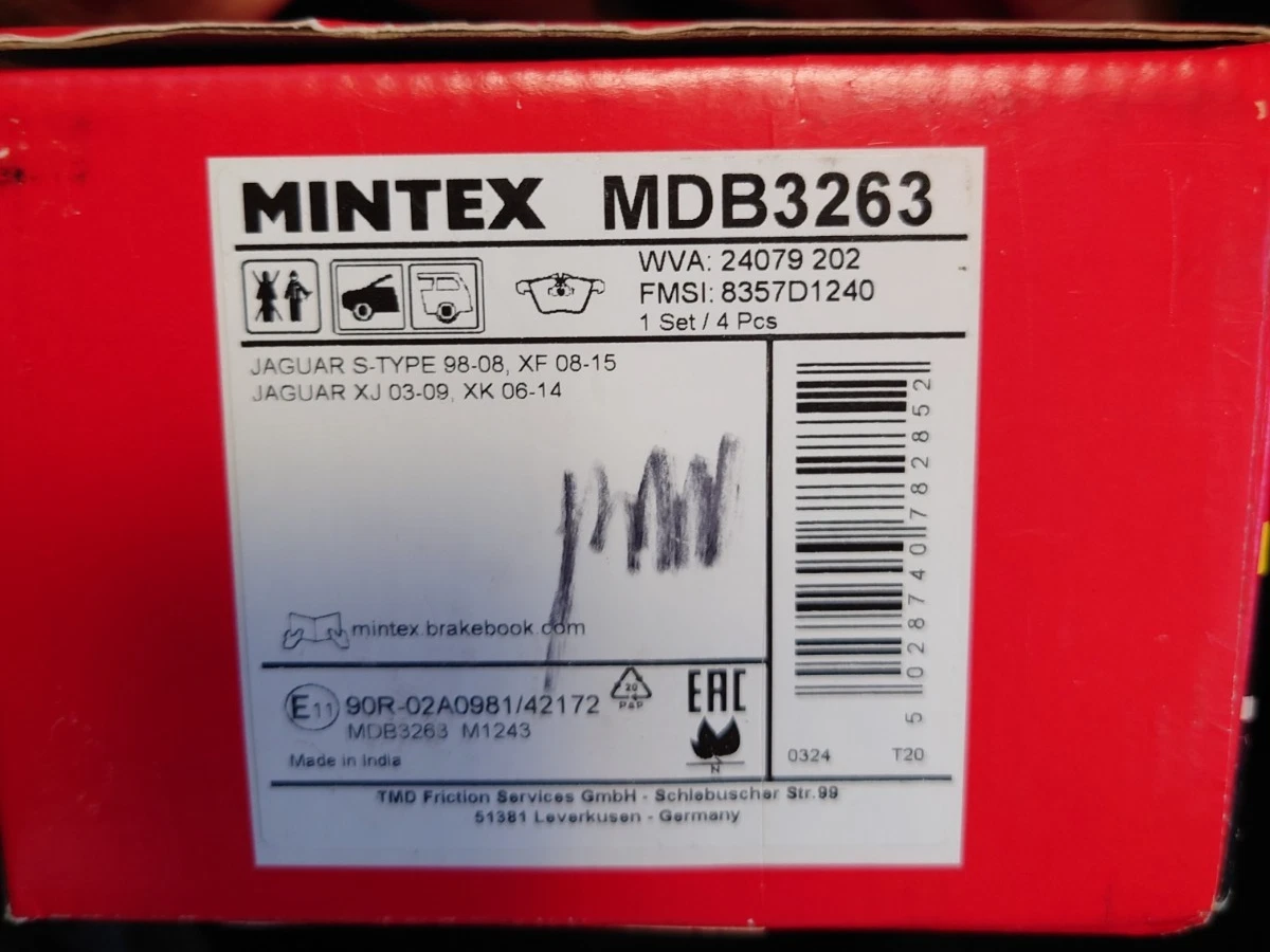 Brake Pads for Jaguar XF for sale | eBay