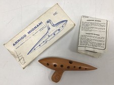 Vintage Arrigo Mignani Ocarine-Hand Made-Wind Instrument Original Box-Rare