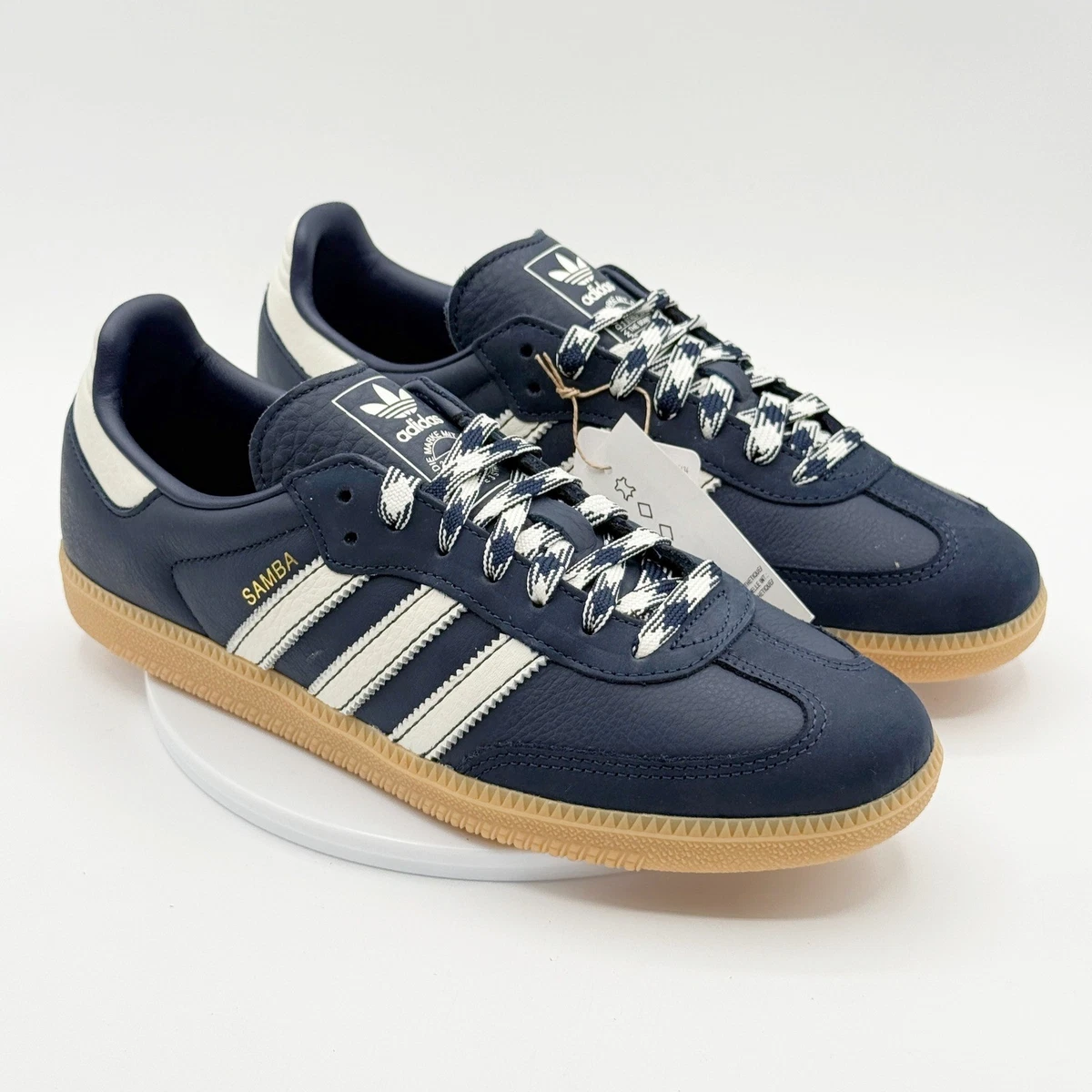 adidas Samba OG White Navy | eBay