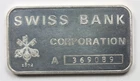 Swiss Bank Corporation Essayeur Fondeur Metalor .999 Silver Bar 1 oz #A369089