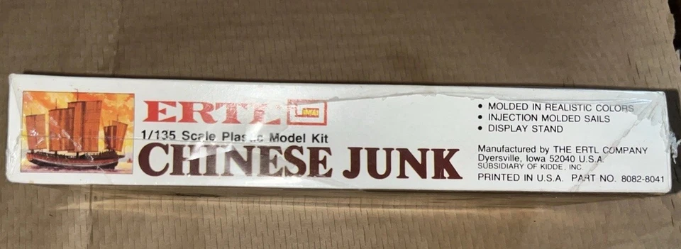 DE COLECCIÓN ERTL IMAI Chatarra China 1/135 8082 NUEVO Kit Modelo Sellado Foto 3 de 4