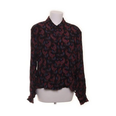 Mango, Bluse, Größe: L, Schwarz/Mehrfarbig, Viskose, Paisley, Damen #ntD