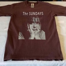 The Sundays rock band tour concert maroon color shirt reprint VK12515