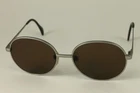 Vintage German MENRAD Sunglasses Silver Color Frame