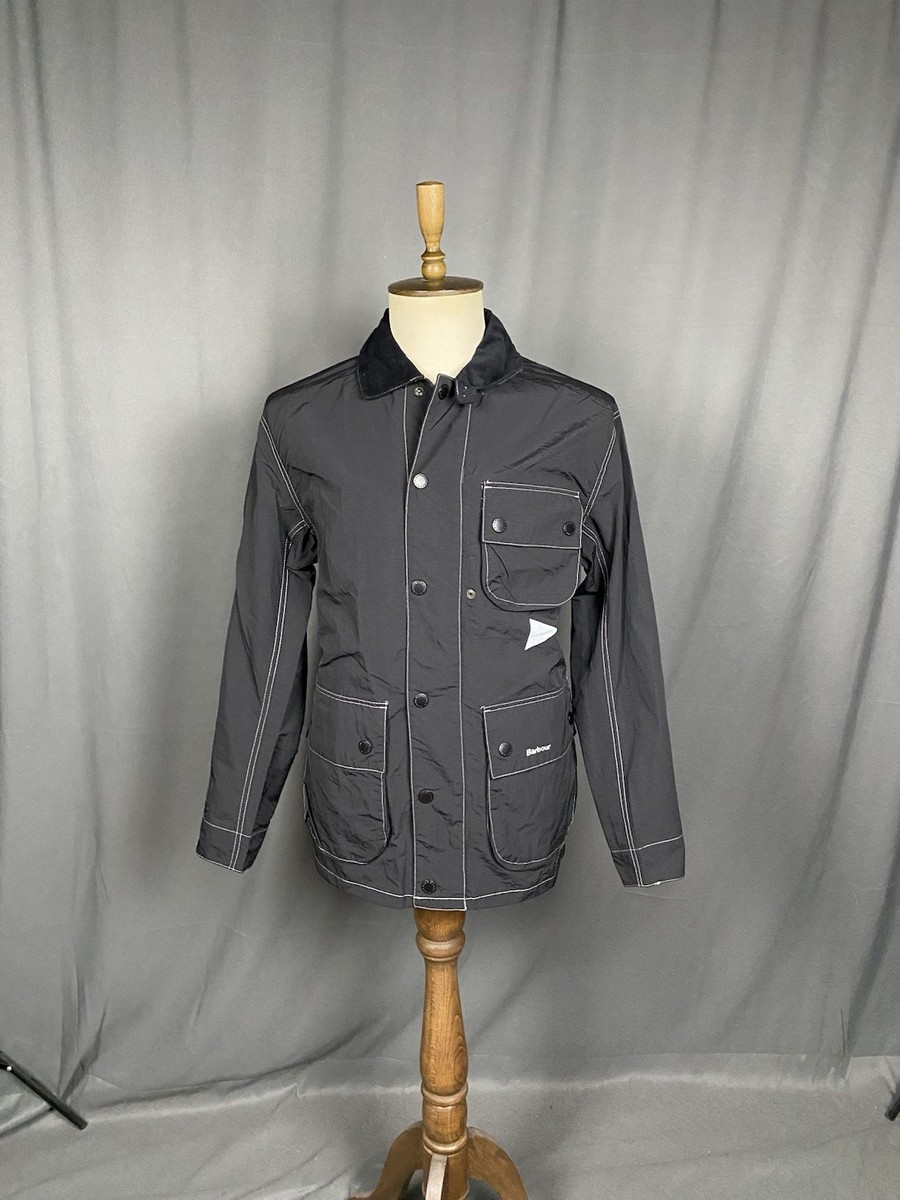 MINT! Barbour x and Wander Pivot Men's Black Multipocket Jacket