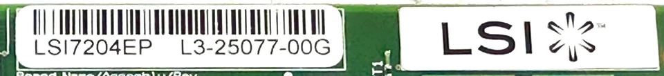 LSI 7204EP Dual-Port 4GbE SFP+ PCIe Host Bus Adapter P/N: L3-25077-00G Tested - Image 4 of 4