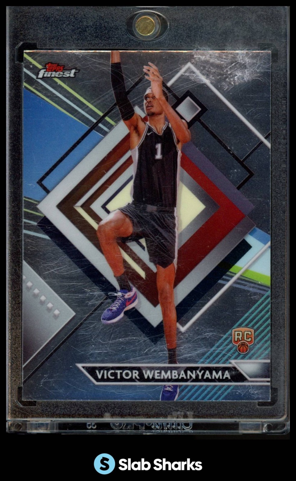2023 TOPPS FINEST #271 VICTOR WEMBANYAMA RARE RC ROOKIE