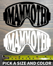 Mammoth Mountain Sticker Decal California Ski Snowboard Heavenly Northstar June