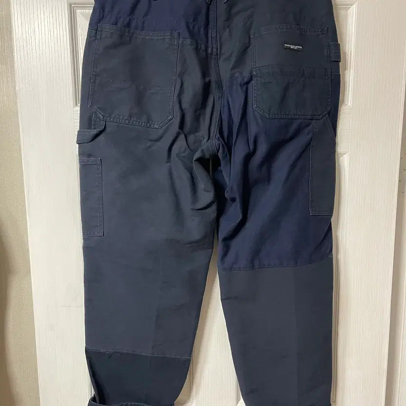 Engineered Garments Patchwork Cotton Pants Navy L… - image 2
