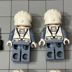 LEGO Star Wars Clone Trooper Pilot Phase 2 sand blue minifigure 8088 Lot 4 E2 15