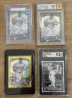 Jac Caglianone Autographs Graded Cards Geometric Mojo 1st Bowman Refractor