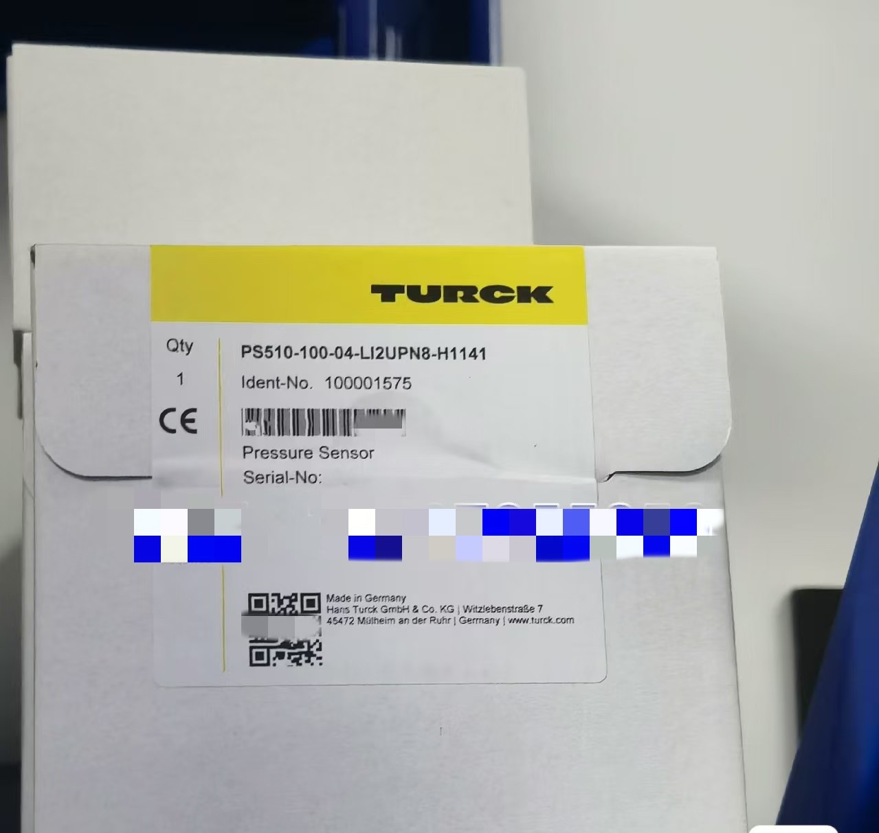 1PCS TURCK PS510-100-04-LI2UPN8-H1141 Pressure Sensor