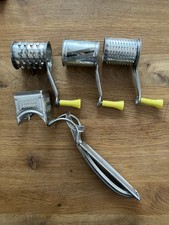 Moulinex - Mouli Grater - Küchenreibe mit 3 Trommeln - Metall