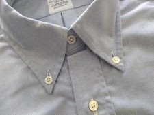 NWOT Brooks Brothers Blue Supima Oxford Button Down 15.5-32 Regent   MSRP 140