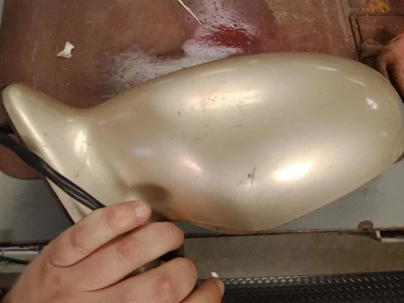 Driver Side View Mirror Power Non-heated Fixed Fits 93-97 MAZDA 626 184 - Image 2 of 2