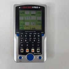 World Series of Poker Texas Hold 'Em Handheld Electronic Game Clean Authentic