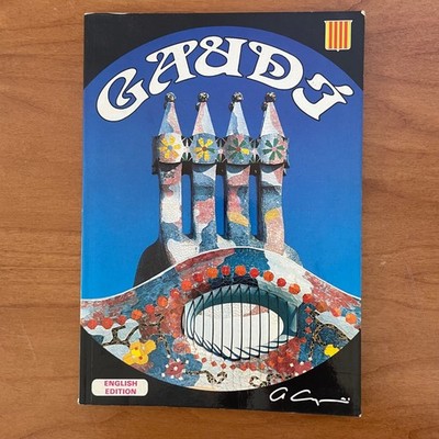 Antoni GAUDI 1980 Softcover Book By A. Campana Art Artist Catalan Architecture