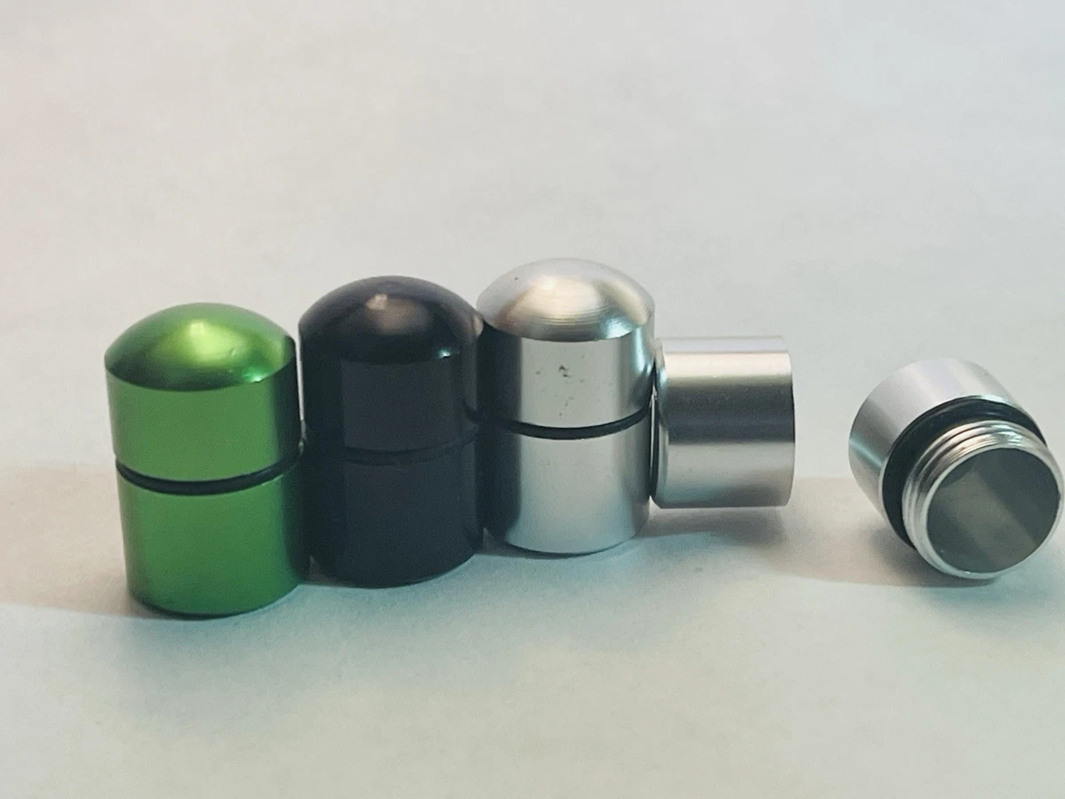 Lot 10 Nano Geocaches – Contenants Camouflage Type Pilule/bouteille, Alu, Neufs