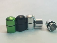 4 Pack 18mm Nano Geocache container. Without logs.