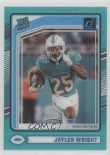 2024 Panini Clearly Donruss Rated Rookie Teal Jaylen Wright #84 0l1b
