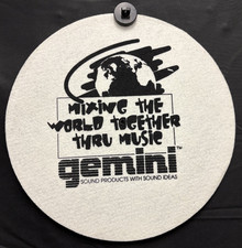 Mixing The World Together - Original Gemini Turntable Record Player 12" Slipmat