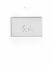 METS  GREGG JEFFRIES  SIGNED INDEX CARD