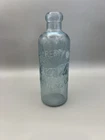 Coca-Cola Vintage Clear Embossed Glass Bottle Soda Theme