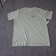 HUK Fishing Performance XL Short Sleeve T-Shirt Gone Fishin' Sea Green NWT